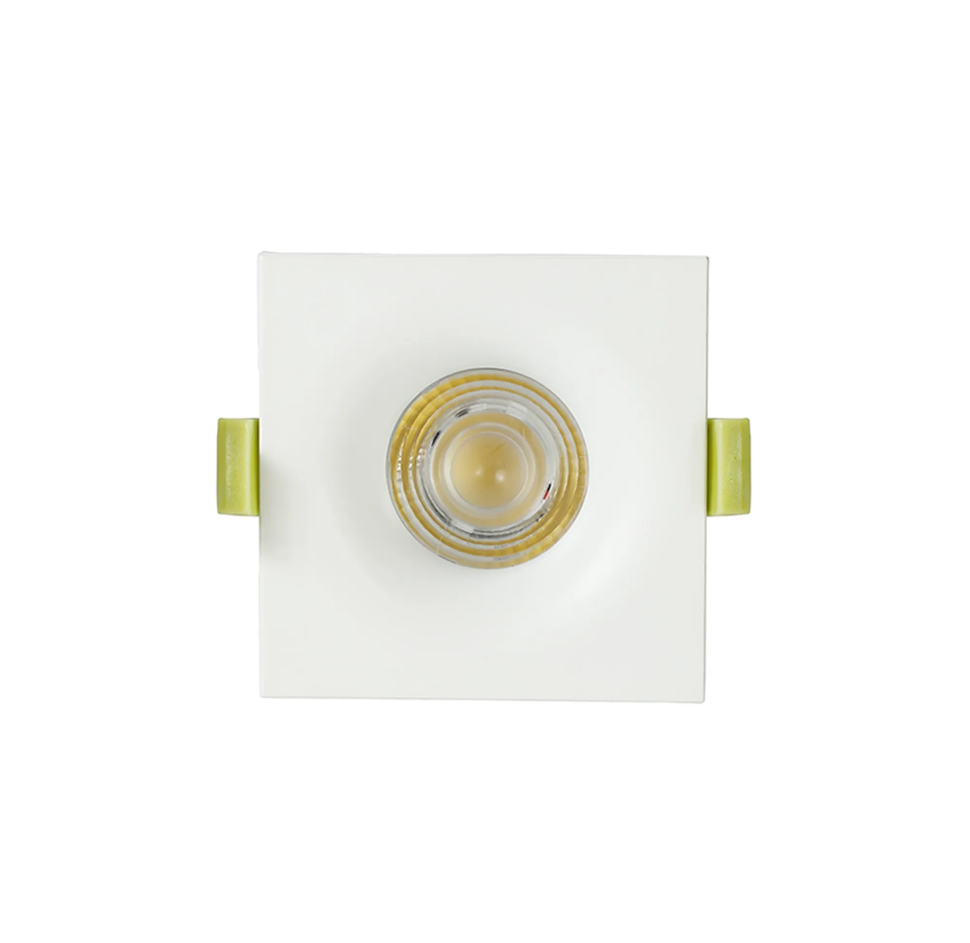 Bruve 12 Tridonic powered 12W 3000K 1200lm 36° LED Engine,300mA , CRI>90 LED Engine Matt White Fixed Square Recessed Downlight, Inner Glass cover, IP65 DM202499  Dlux Bruve SQ 12 IP65